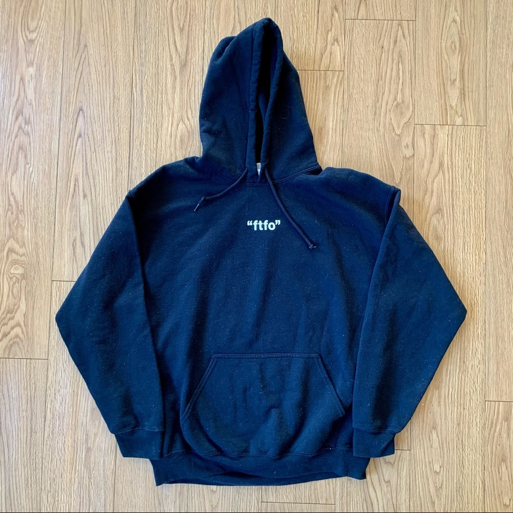 Black USC Trojans FTFO Hoodie Sweater L